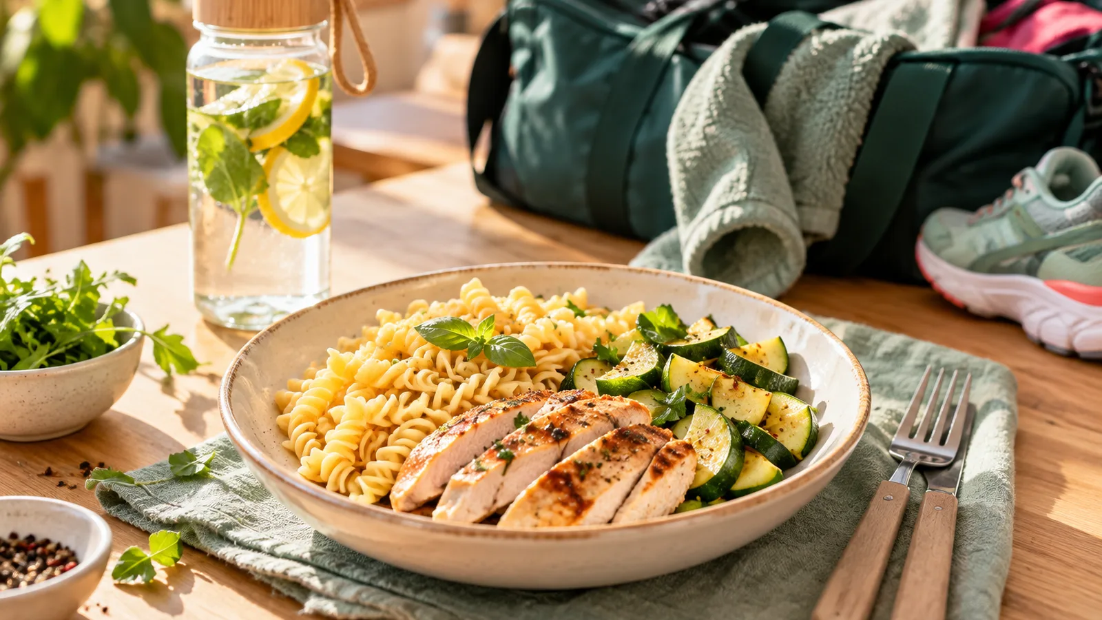 Repas avant une compétition