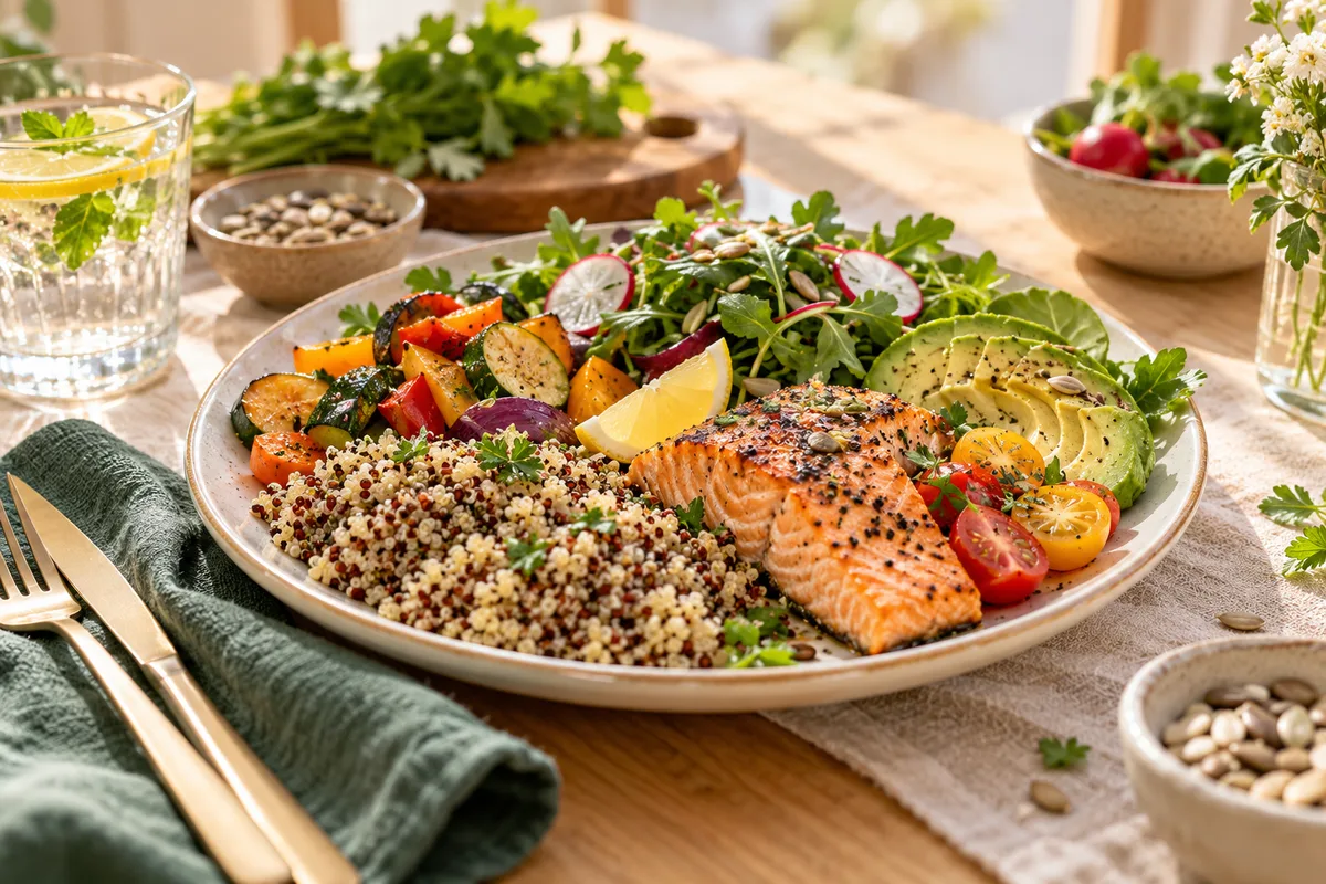 Repas varié pour éviter l’effet yo-yo