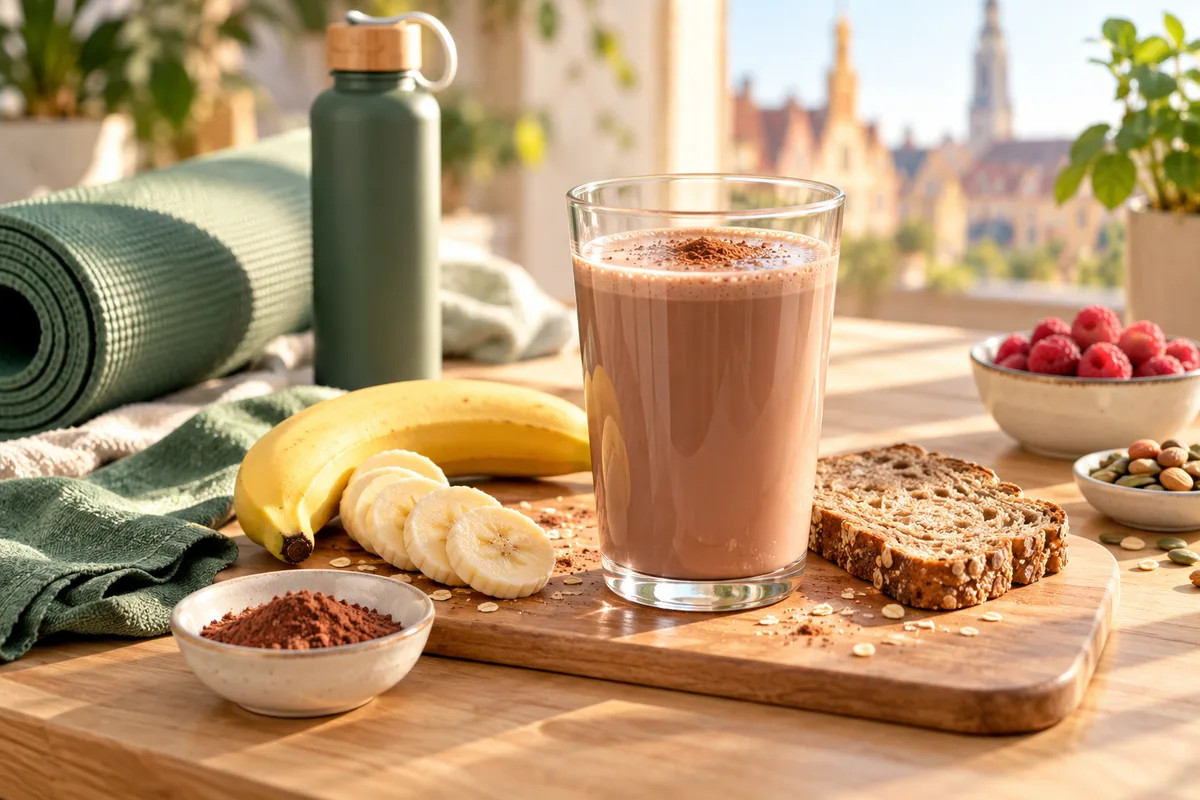 Collation de récupération sportive