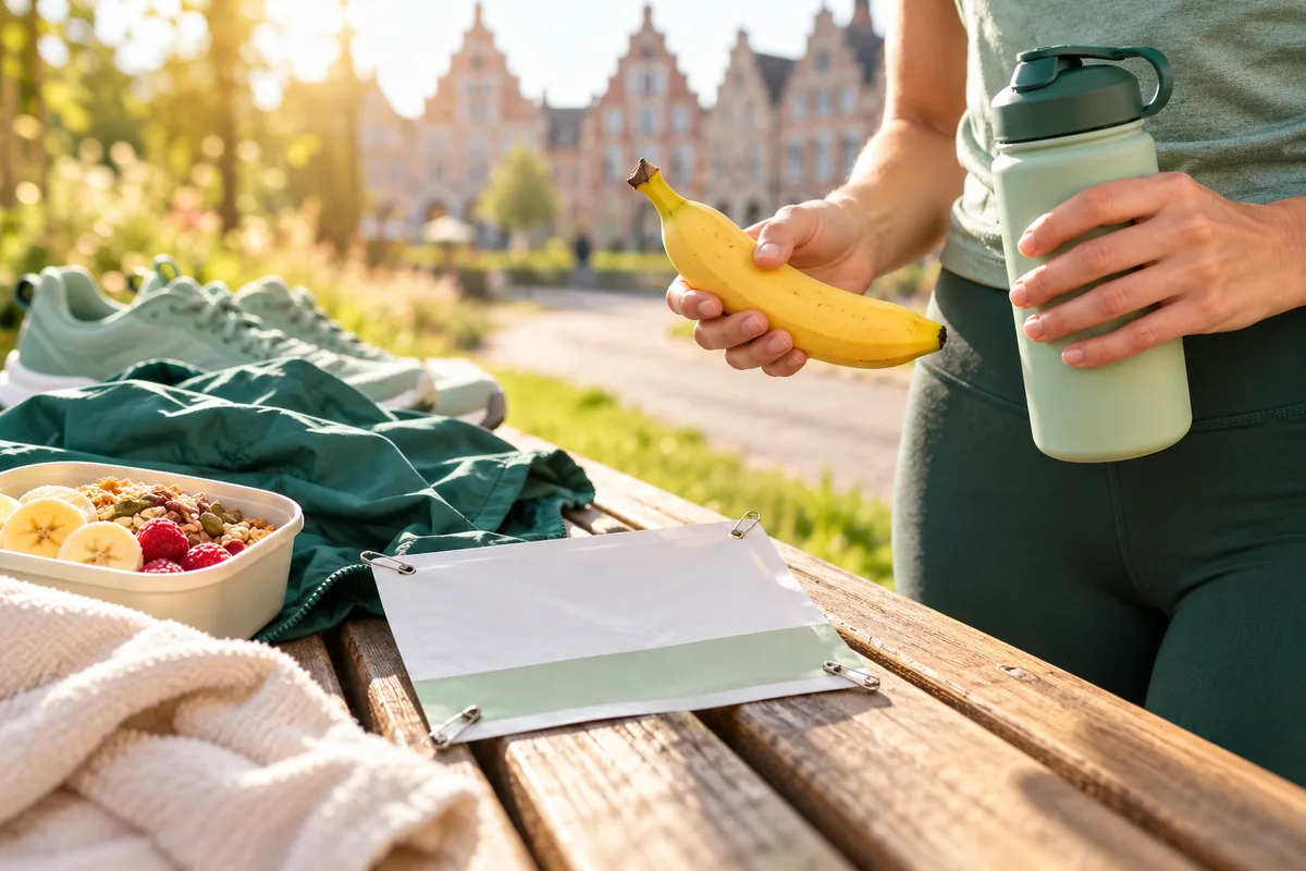 Collation d’attente avant une compétition