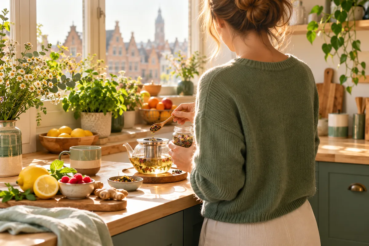 Pause apaisante face au stress et alimentation